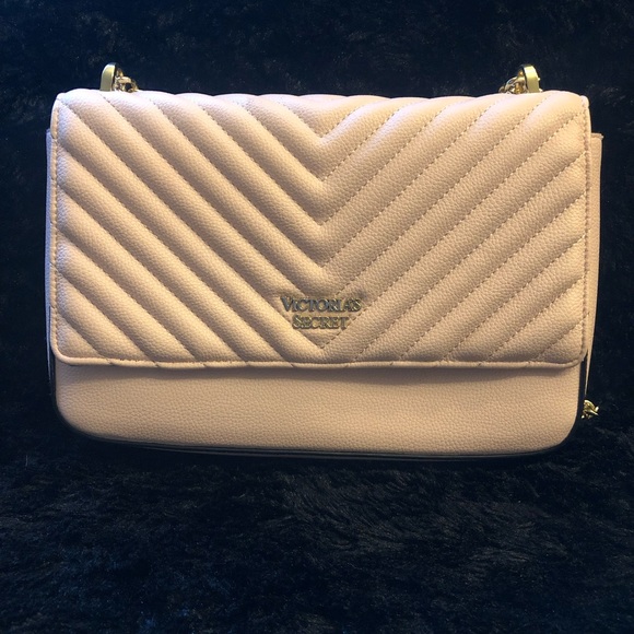 Victorias Secret Genuine Leather Pebbled  Crossbody Shoulder Bag - Picture 2 of 16